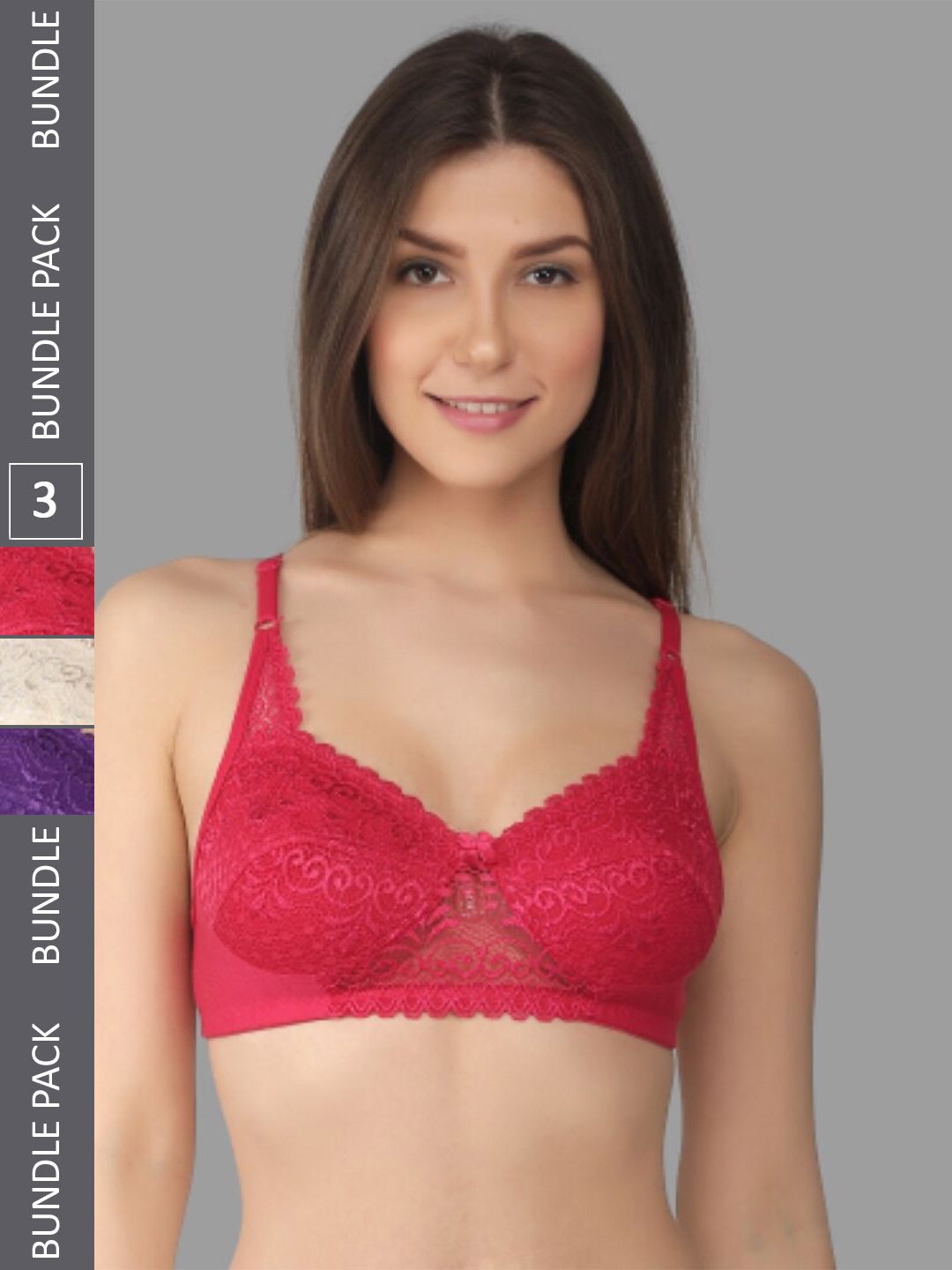 Buy PrettyCat Mustard Solid Nylon Bralette Bra For Women (PC-BR