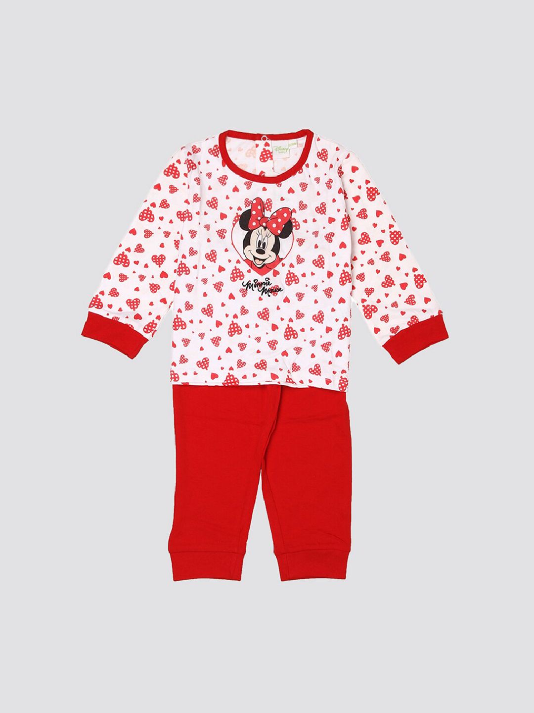 mothercare Girls Printed Pure Cotton T-shirt with Pyjama-picture-19