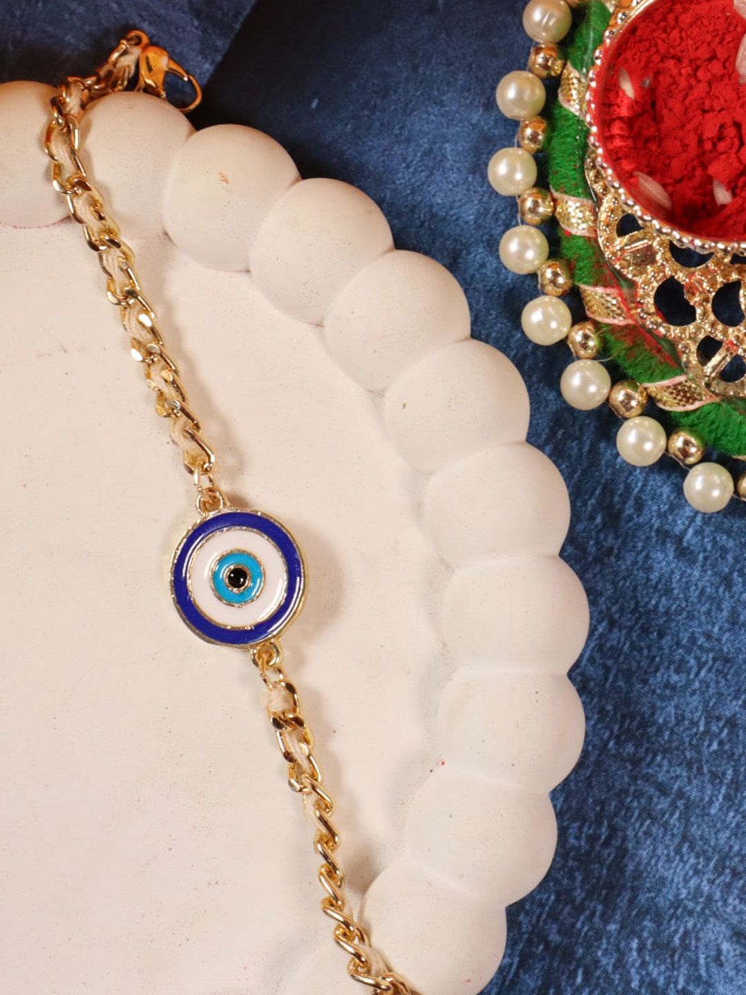 SALTY Evil Eye Wraparound Rakhi-picture-35