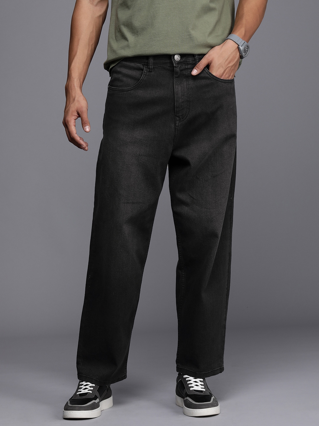 WROGN Men Loose Fit Stretchable Jeans