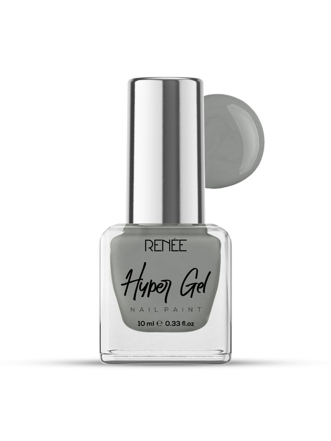 Renee Long-Lasting & Smooth Finish Hyper Gel Nail Paint 10ml - Sage Grey-image-36
