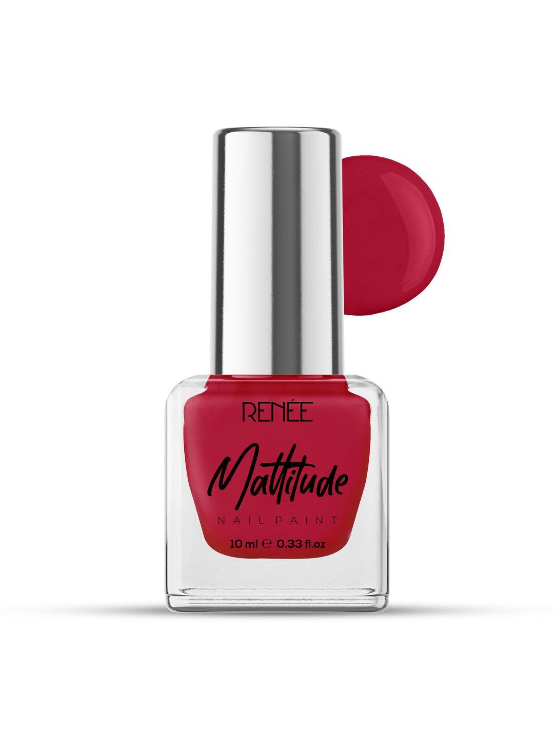 Renee Long-Lasting & Smooth Finish Mattitude Nail Paint 10ml - Salsa Red-picture-11