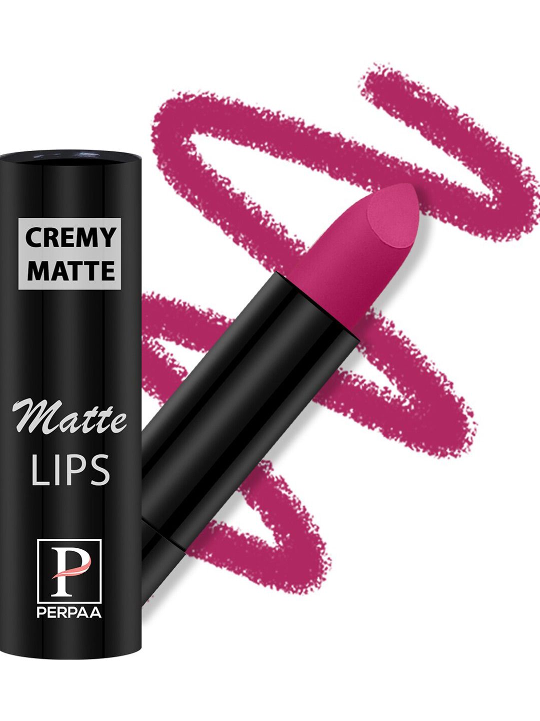 PERPAA Long Lasting & Waterproof Creamy Matte Lipstick With Vitamin E - Pink Berry 71-image-12
