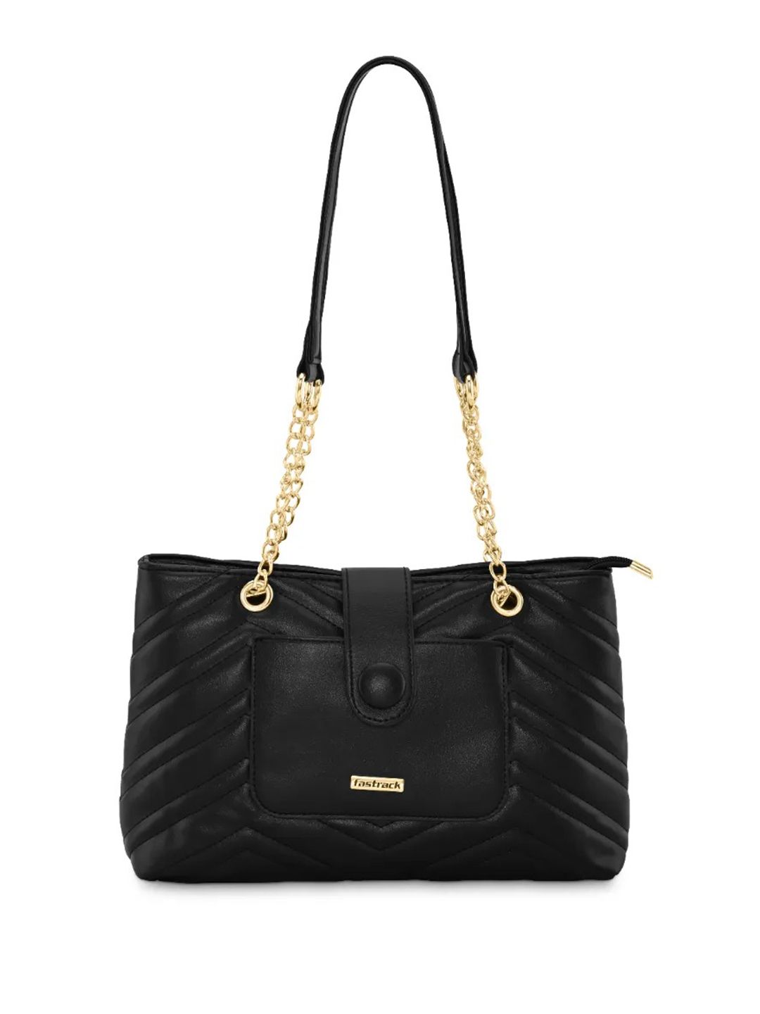 Fastrack Quilted Structured Shoulder Bag-picture-24