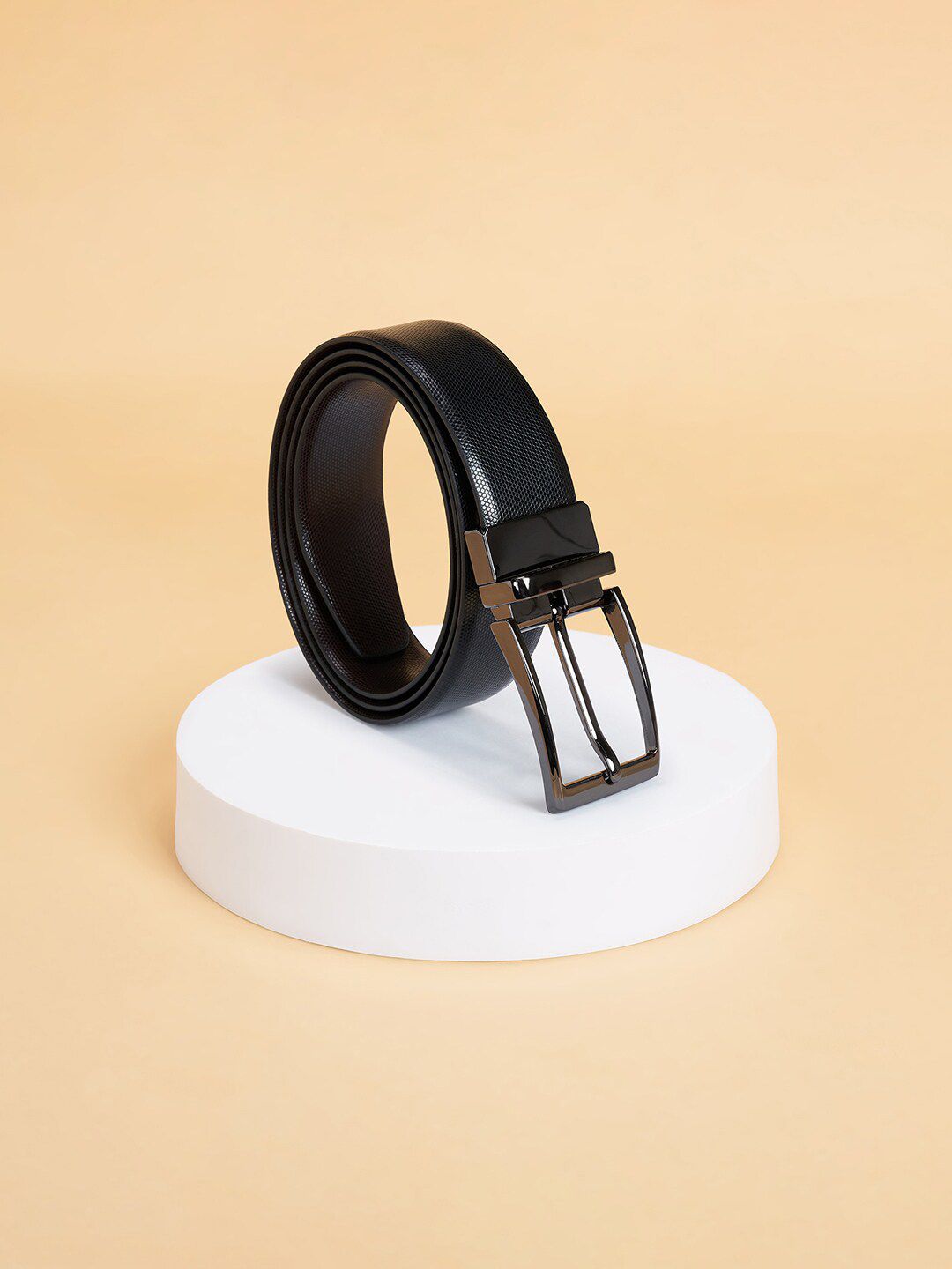 BYFORD by Pantaloons Men Textured Leather Formal Belt-picture-25