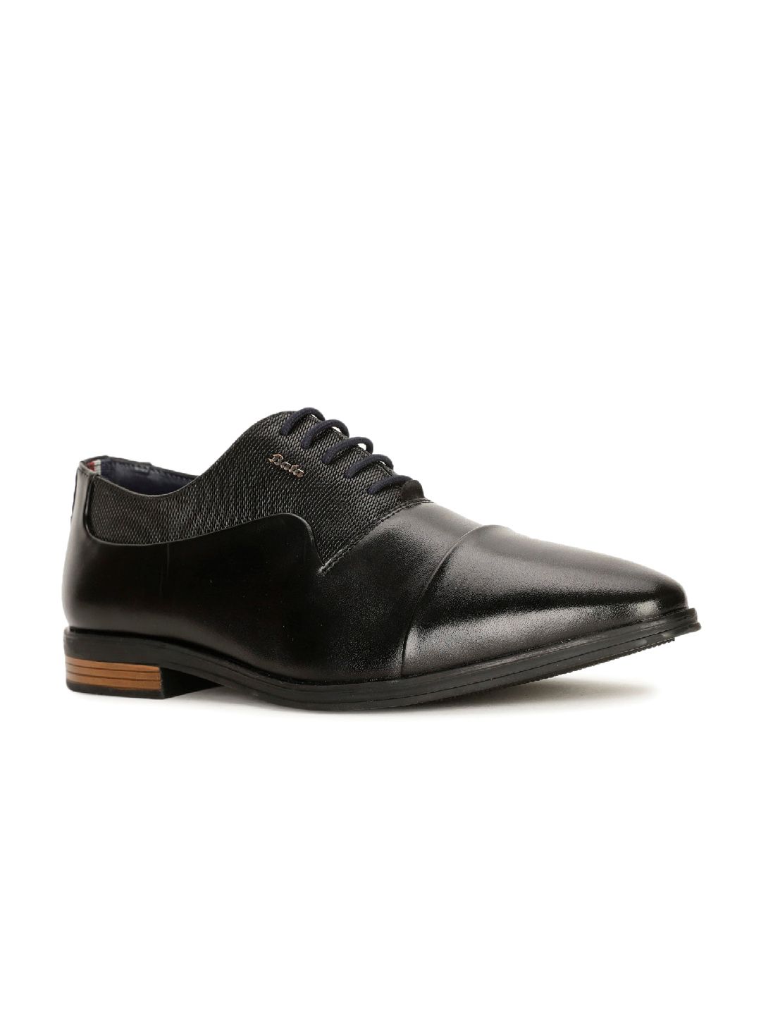 Bata Men Textured Formal Oxfords-picture-38