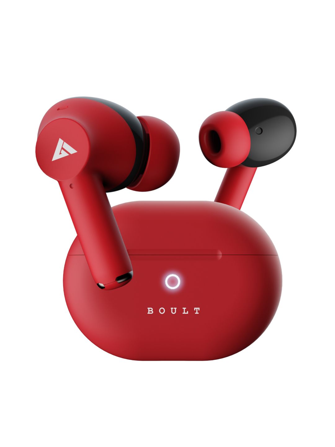 BOULT AUDIO Red AirBass W40 Earbuds with Quad Mic ENC & 48 Hrs Battery Life-image-13