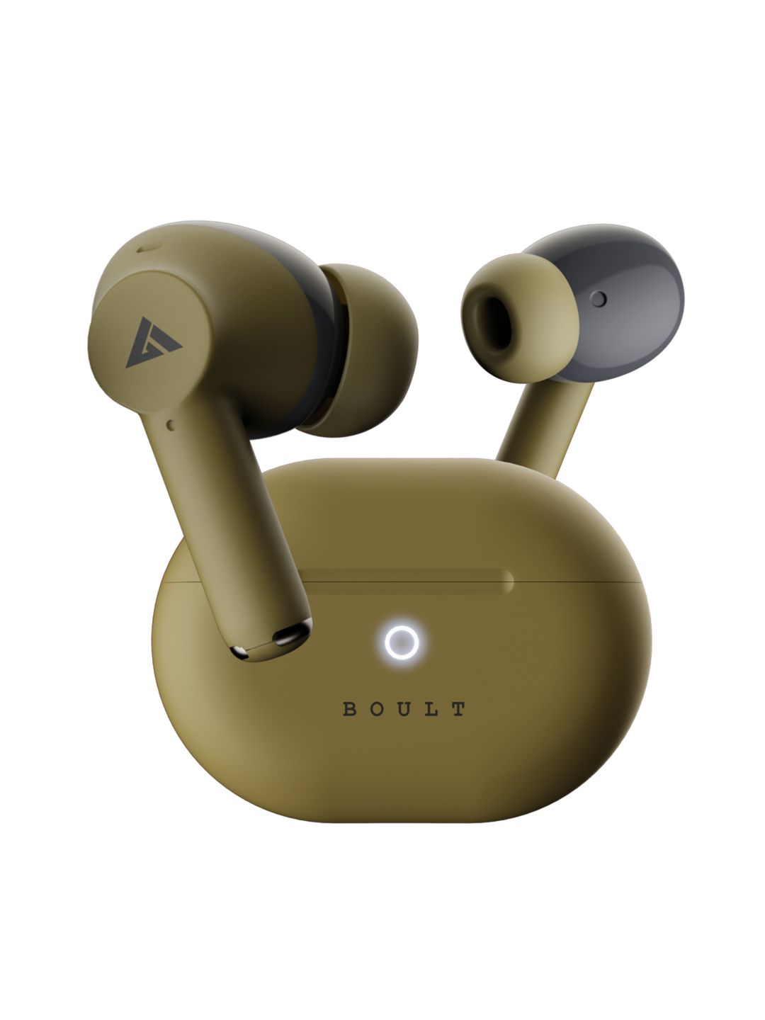 goboult BOULT AUDIO Khaki AirBass W40 Earbuds with Quad Mic ENC & 48 Hrs Battery Life-picture-33