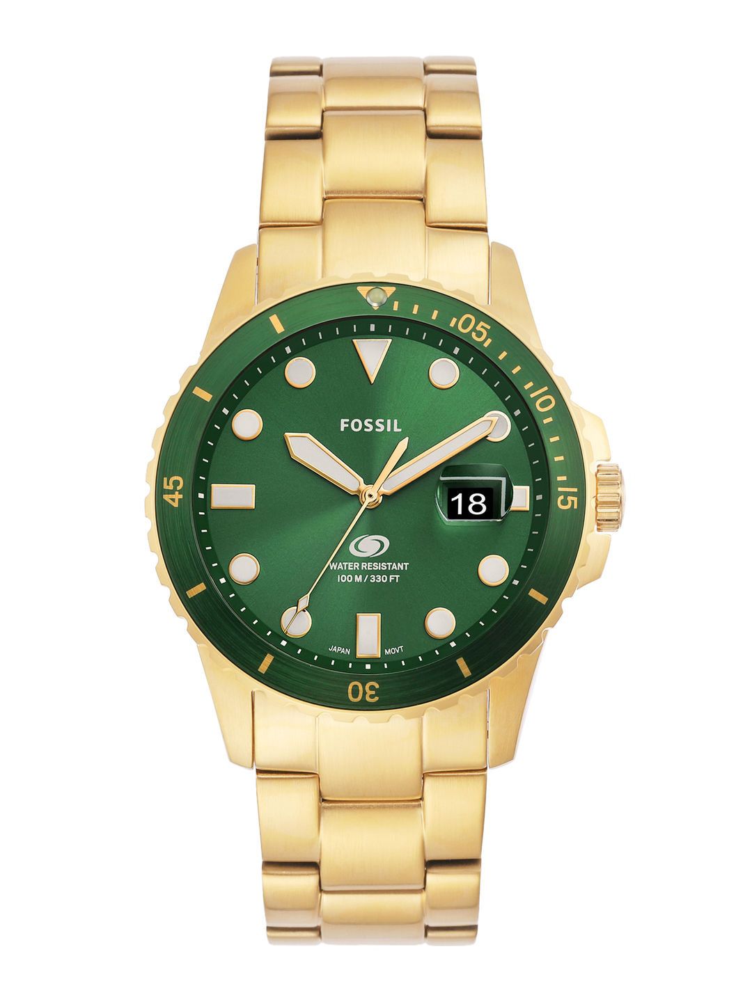 Fossil Men Stainless Steel Bracelet Style Straps Analogue Reset Time Watch FS5950