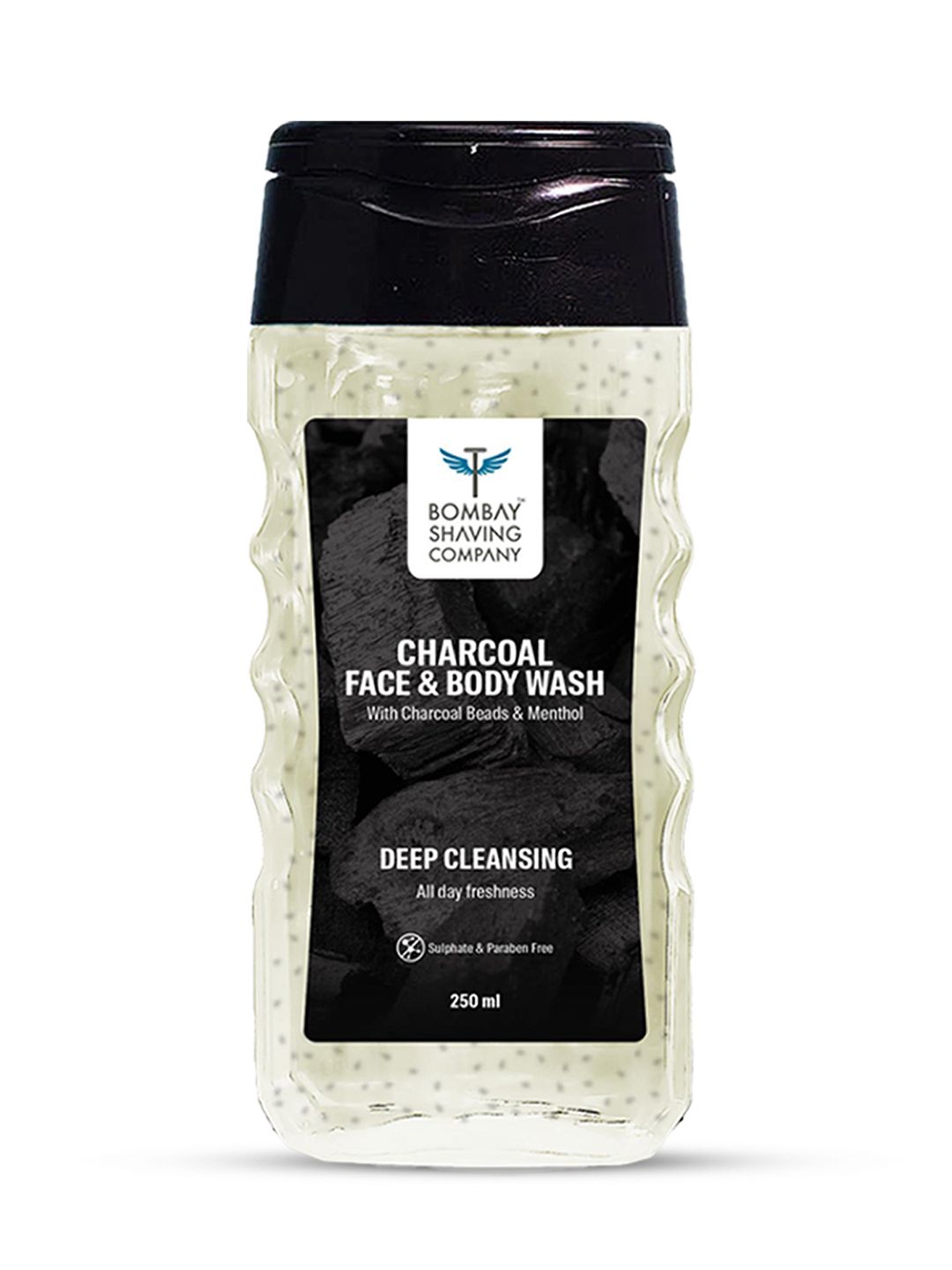 Bombay Shaving Company Deep Cleansing Charcoal Face & Body Wash with Menthol - 250 g-image-25