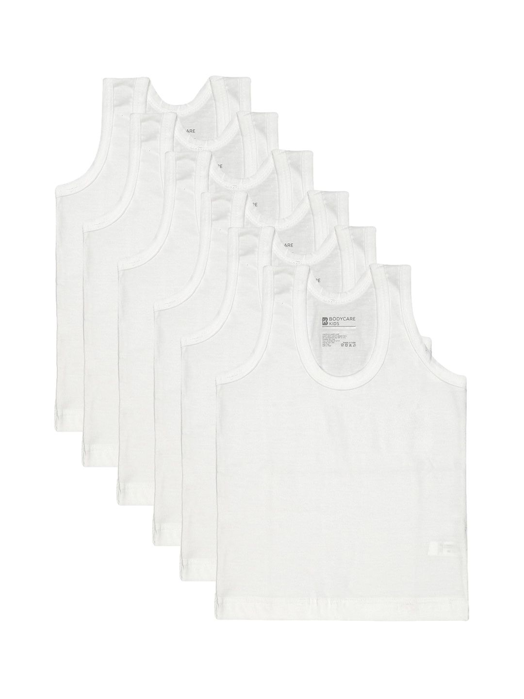 Bodycare Infant Boys Pack Of 6 Cotton Innerwear Under Vests-image-7