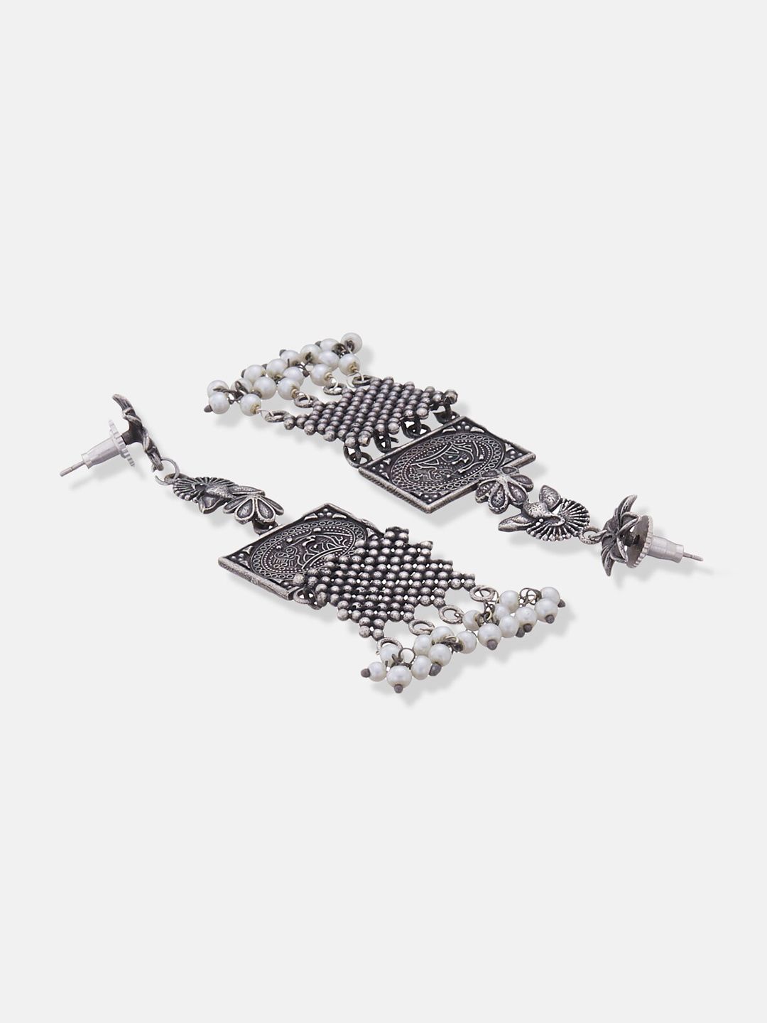 ATIBELLE Silver Plated Drop Earrings