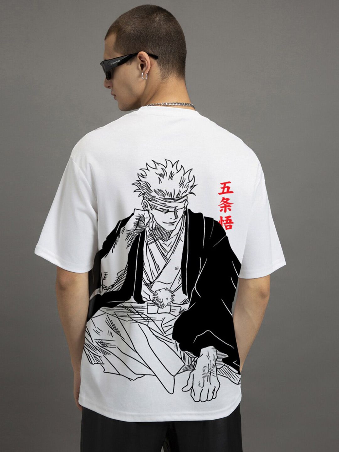 Bewakoof Anime Printed Oversized Pure Cotton T-shirt