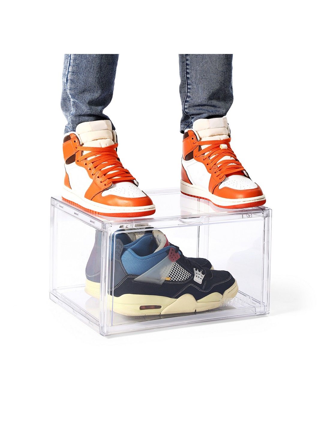 SNEAKARE Transparent Super Strong Shoe Storage Organizers-image-5