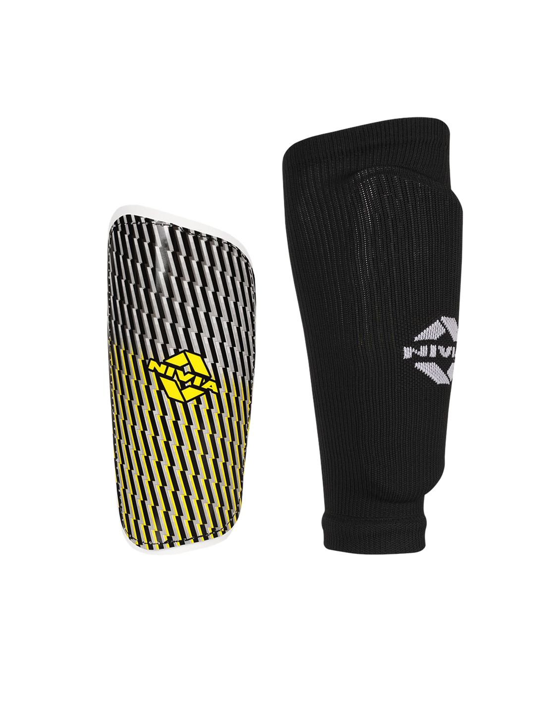 NIVIA Classic Shin Guards With Sleeves-picture-41