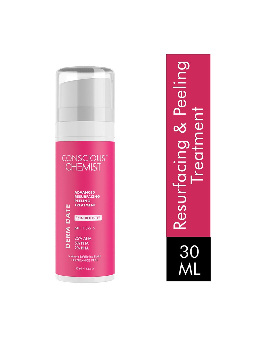 Conscious Chemist Peeling Solution 25% AHA + 2% BHA + 5% PHA Exfoliating Serum - 30ml-image-25