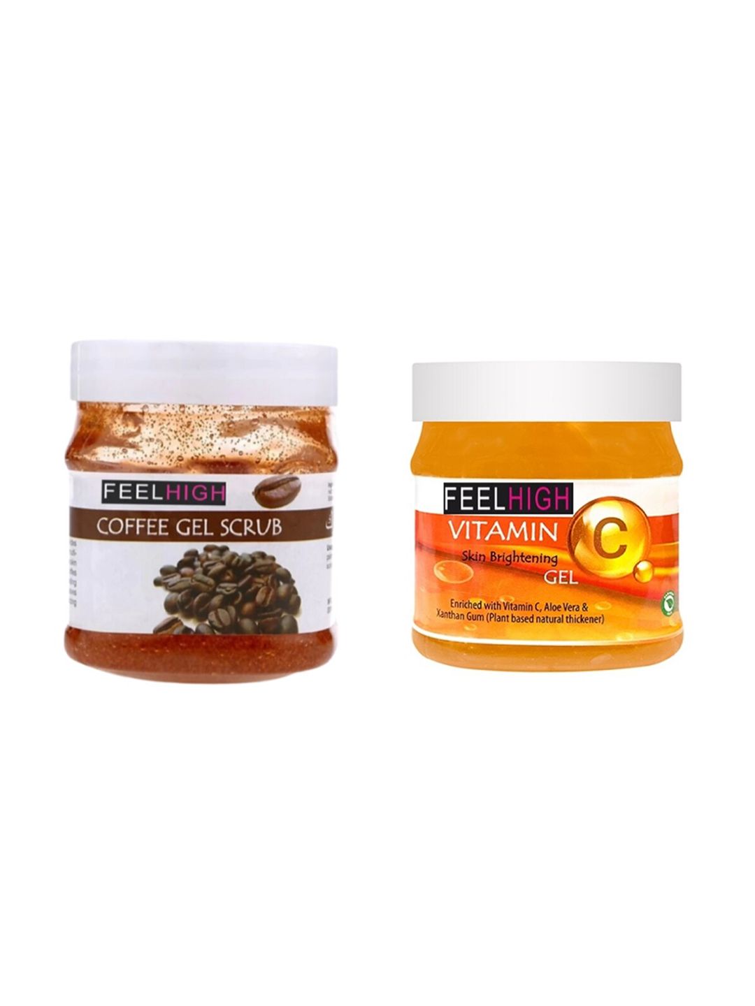 FEELHIGH Set Of 2 Coffee Gel Scrub & Vitamin C Gel 500ml-Each-image-33