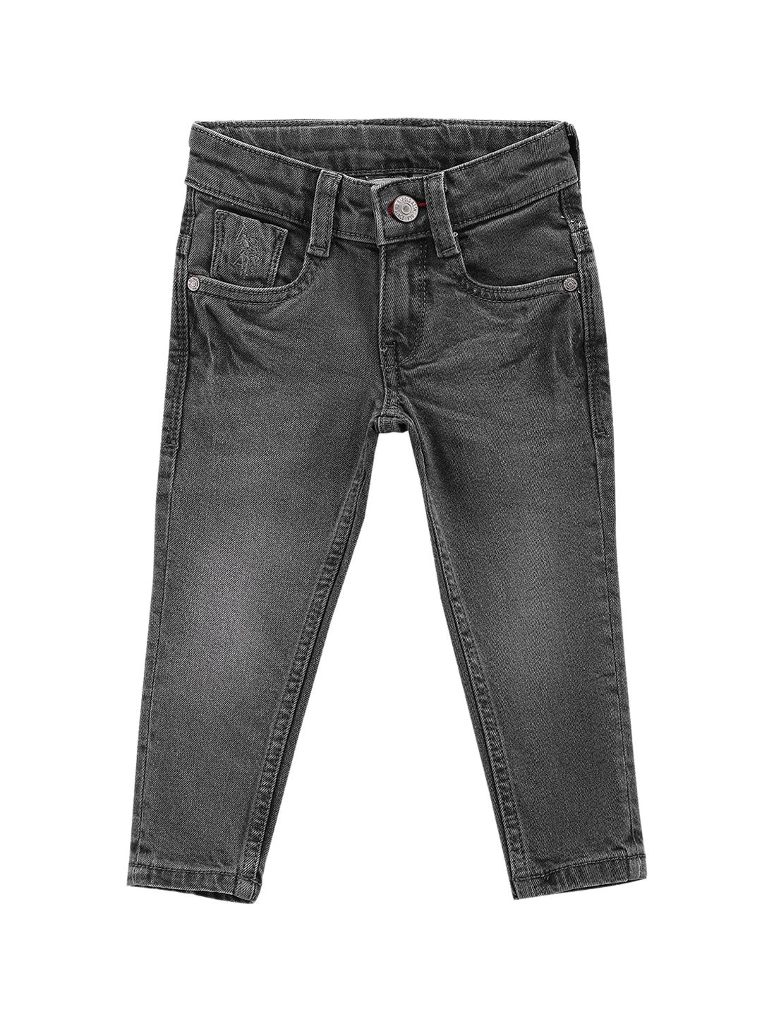 U.S. Polo Assn. Kids Boys Skinny Fit Clean Look Heavy Fade Whiskers Stretchable Jeans-picture-36