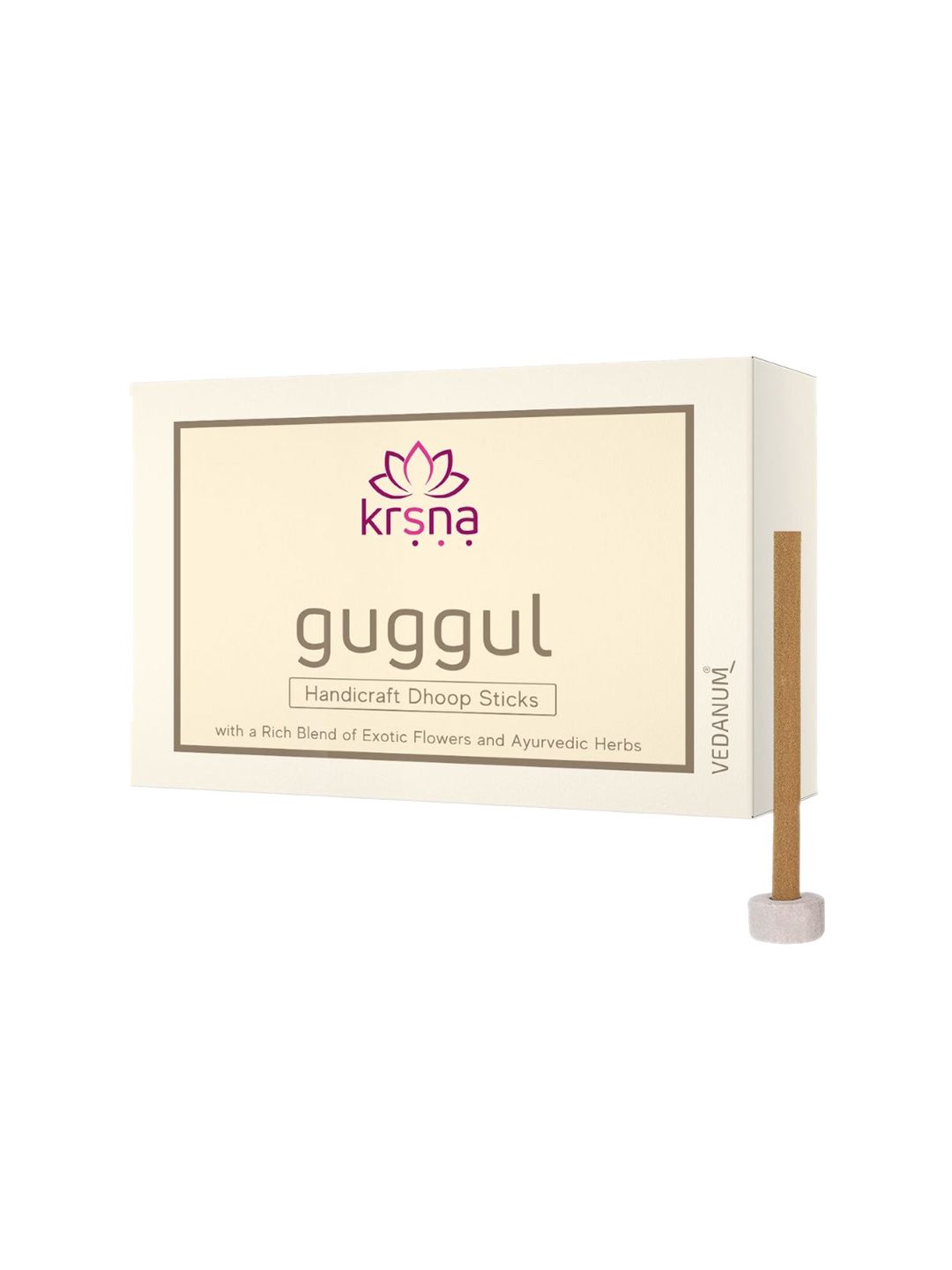 VEDANUM Charcoal Free Guggul Dhoop Sticks - 60gm-picture-33