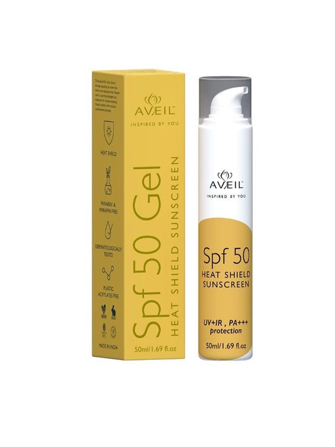 AVEIL SPF 50 Gel With Heat Shield-image-5
