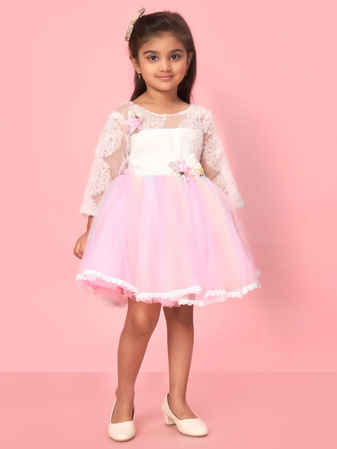 BAESD Girls Fit & Flare Dress-image-14