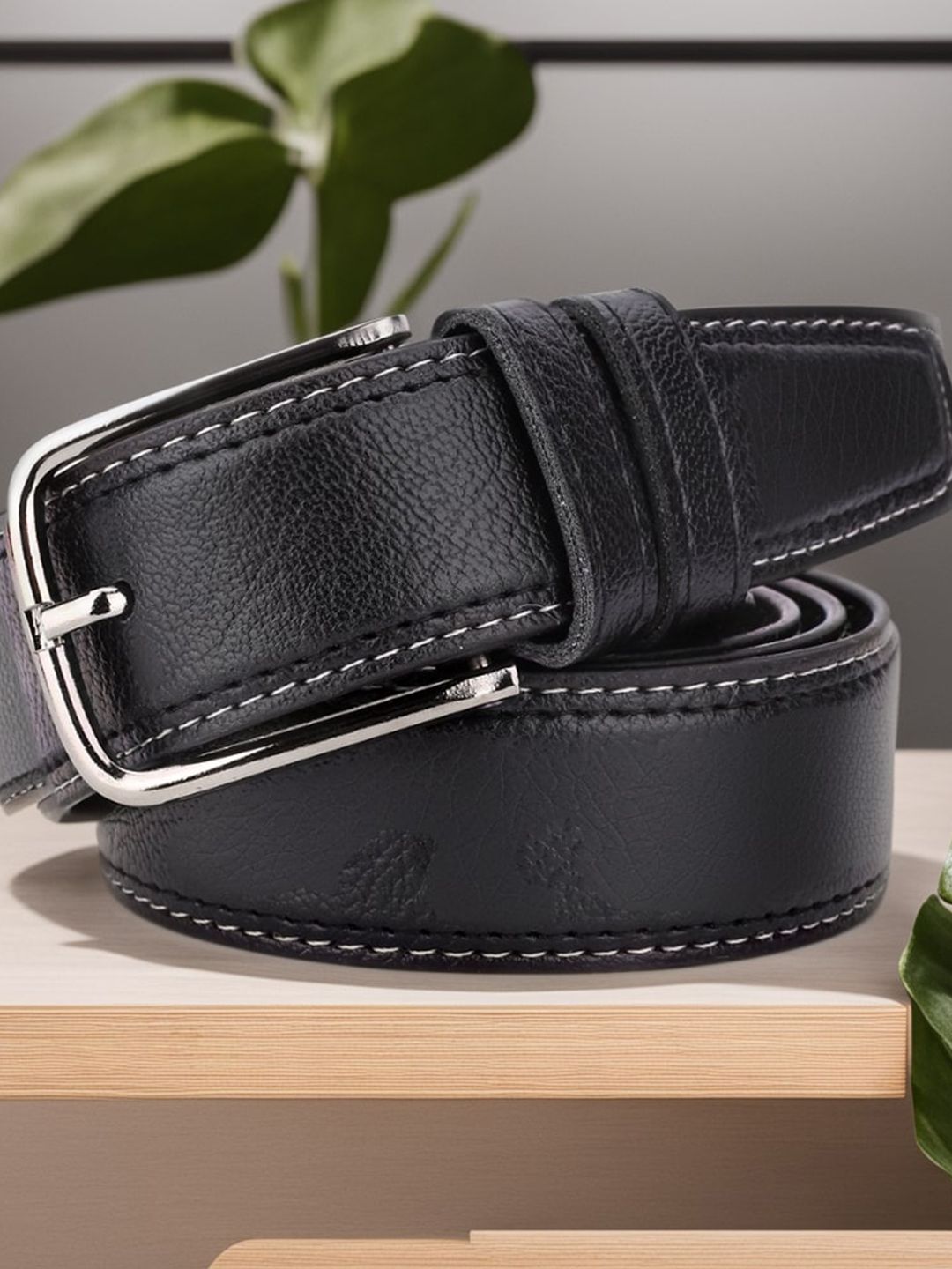 Roadster Men Textured Formal Belt-picture-23