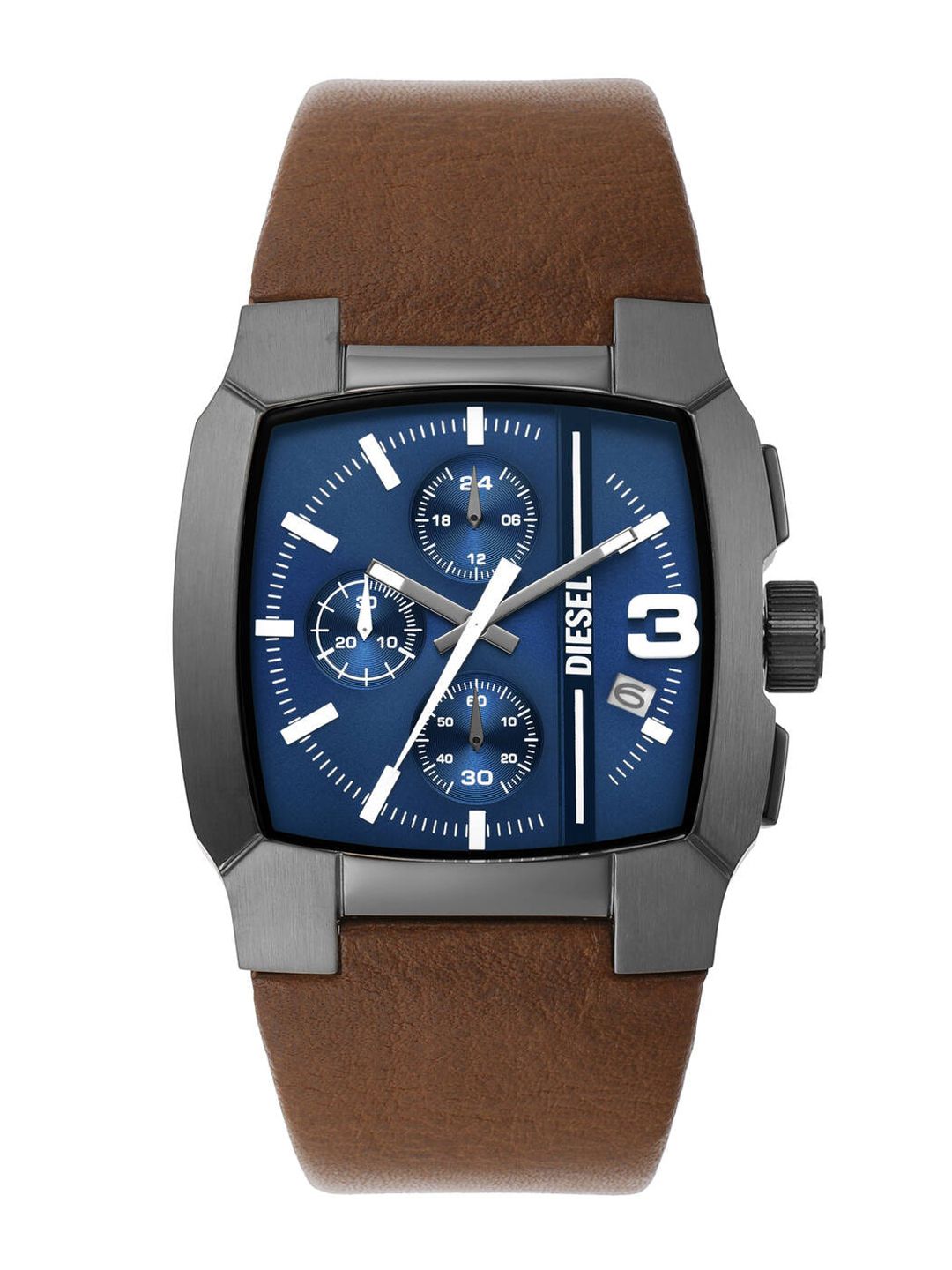 DIESEL Men Leather Straps Analogue Watch DZ4641