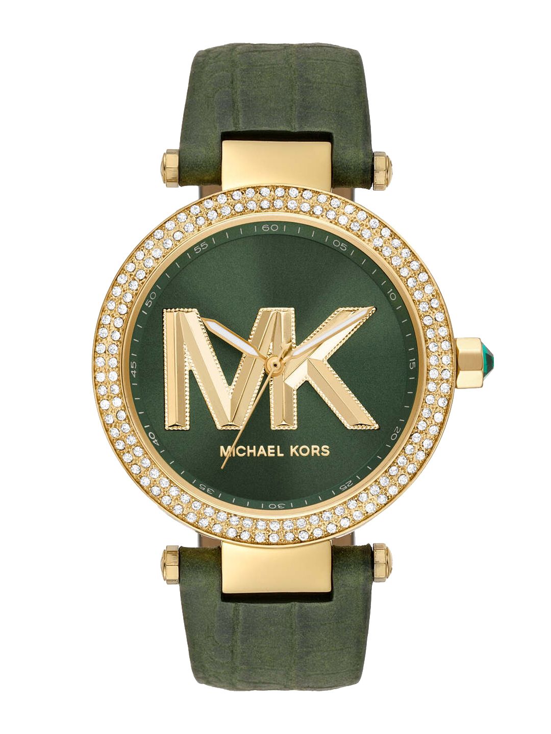 Kors embellished leather store watch