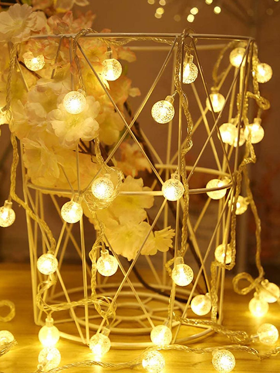 The Purple Tree Yellow Crystal Globe String Lights-picture-18