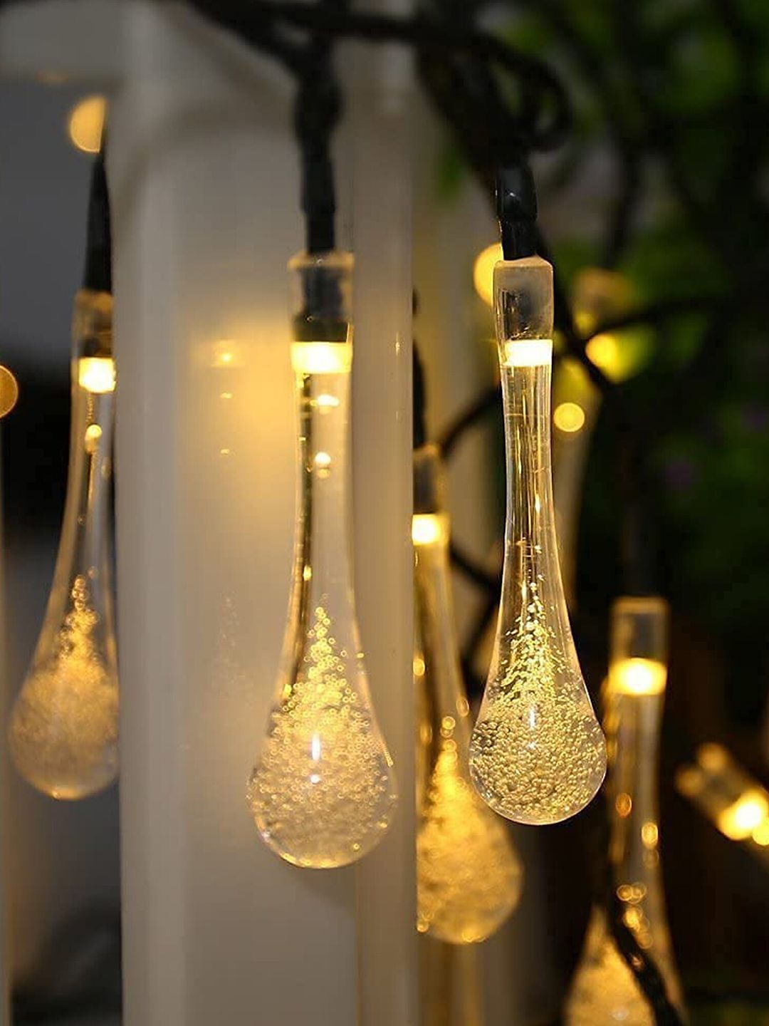 The Purple Tree White Teardrop Bulb Long Lasting String Lights-picture-36
