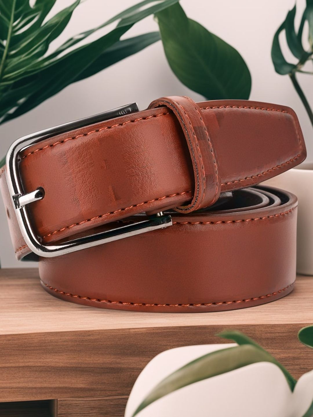 Kastner Men Tan Formal Belt-image-15