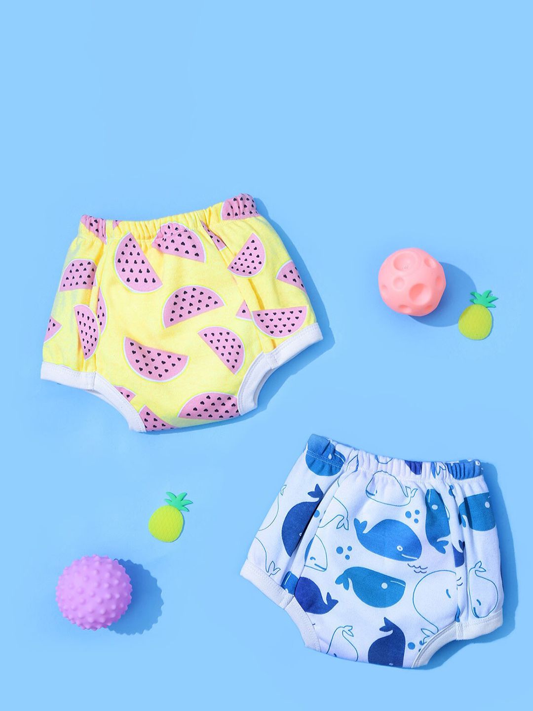 Snugkins Playtime Trio Set of 2 Potty Training Pull-up Pants - 1-2 Years-picture-27