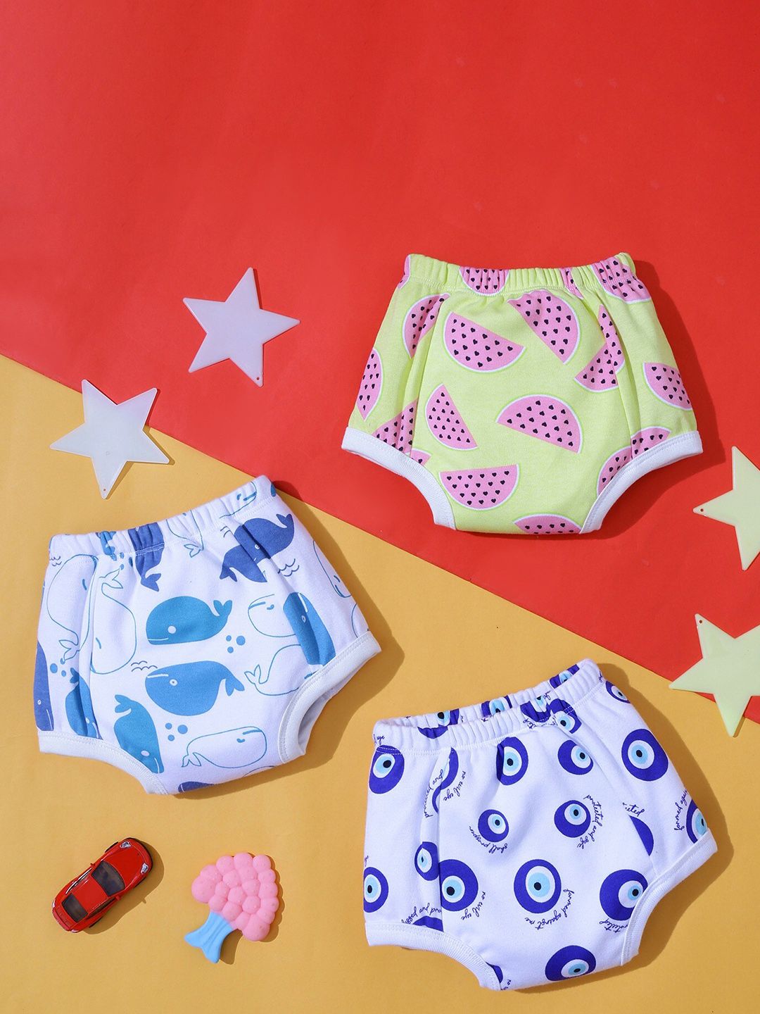 Snugkins Pack of 12 Playtime Trio Potty Training Pull-up Diaper Pants 1-2 Years-picture-43