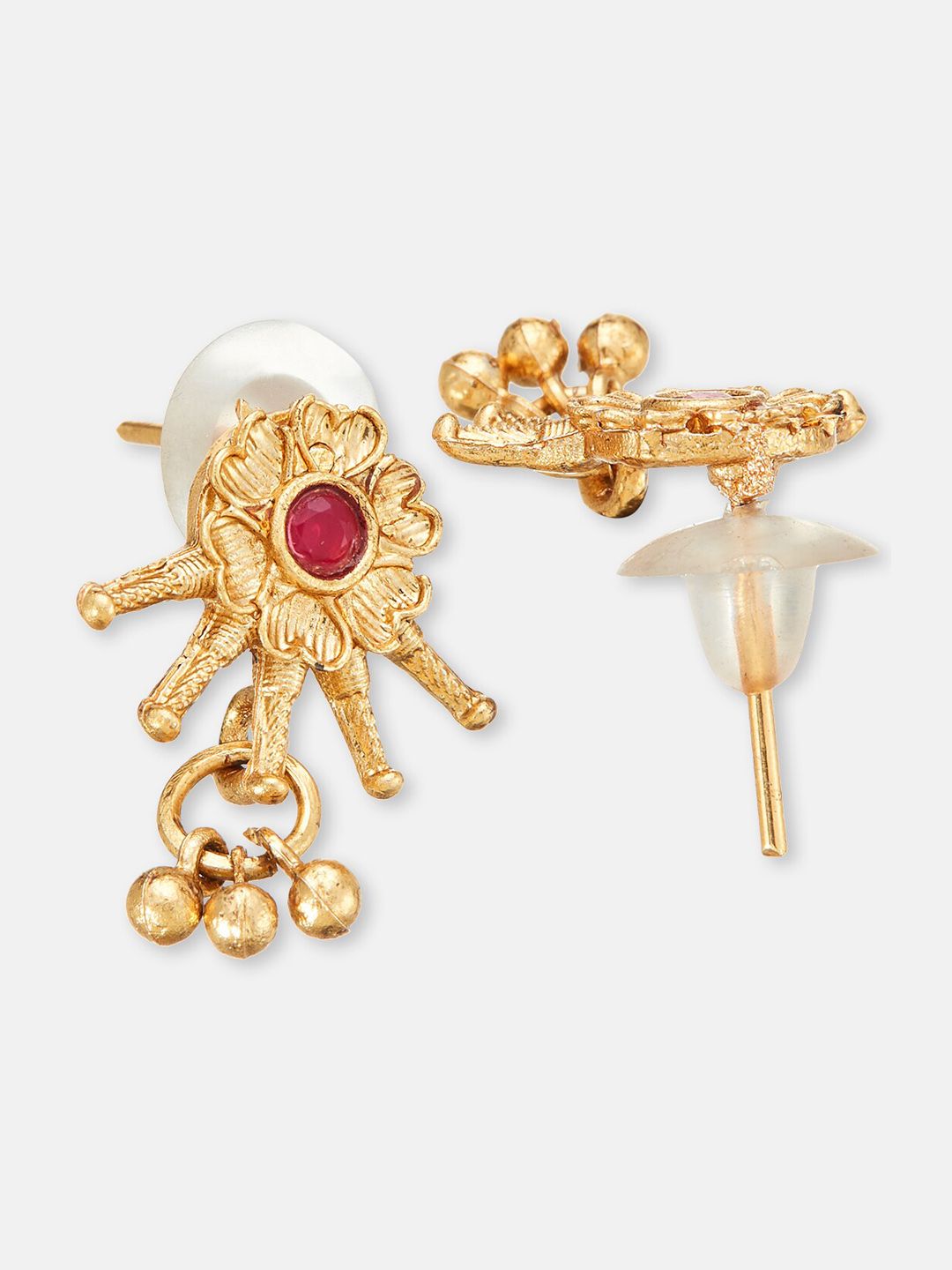 ATIBELLE Set of 2 Gold Plated Mangalsutra & Earrings