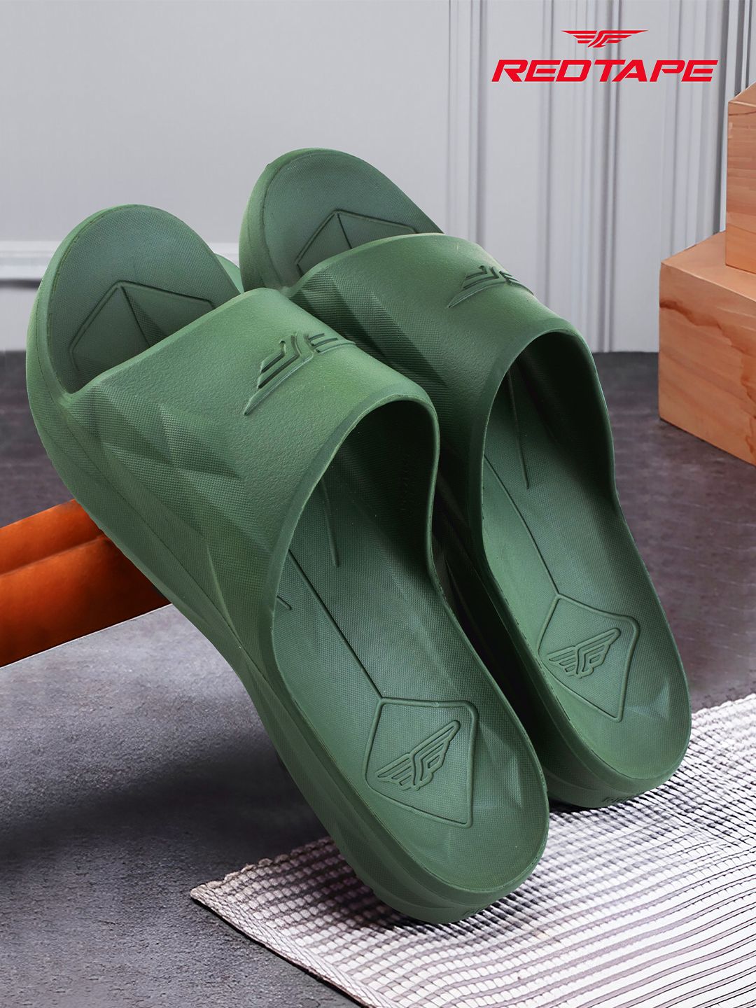 Red Tape Men Comfort Slip-On Sliders-picture-42