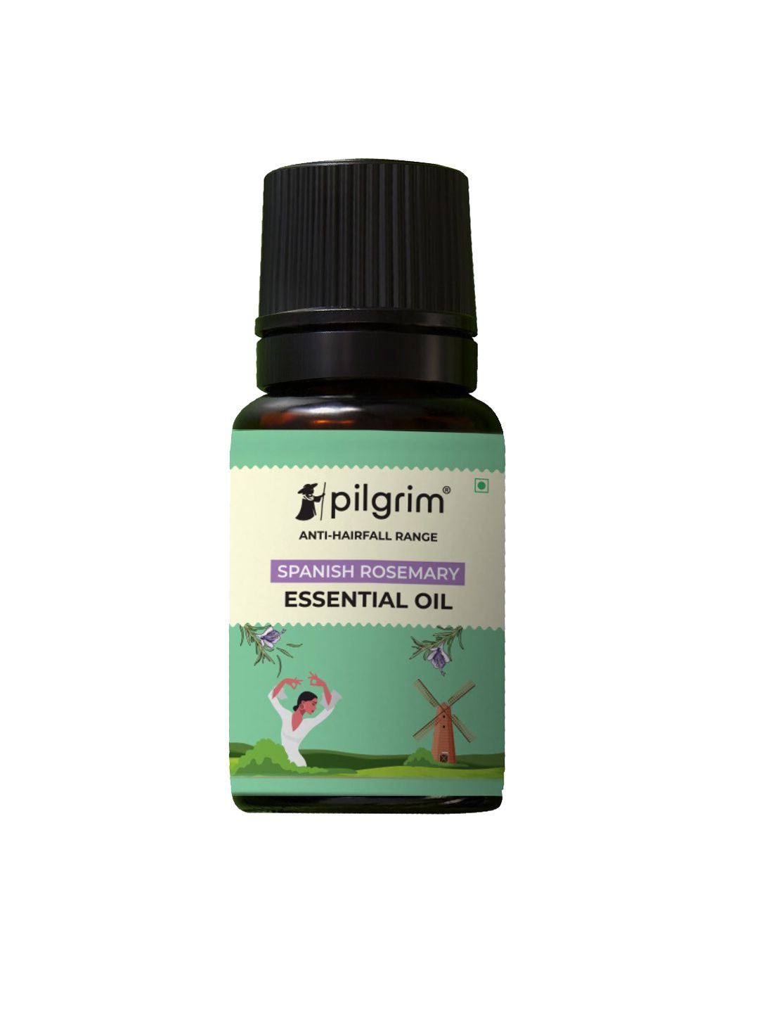 Pilgrim Anti Hairfall Range Spanish Rosemary Essential Oil for Hair Growth - 10ml