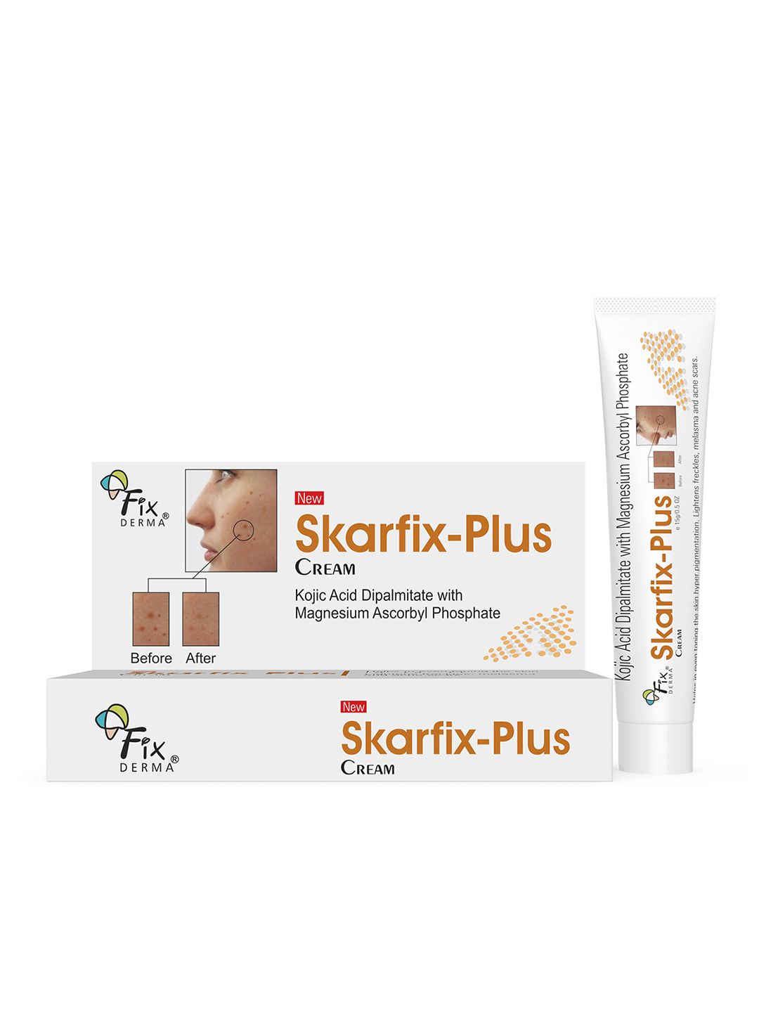 FIXDERMA Skarfix-Plus Hyperpigmentation & Acne Scars Removal Cream with Kojic Acid - 15g-image-43