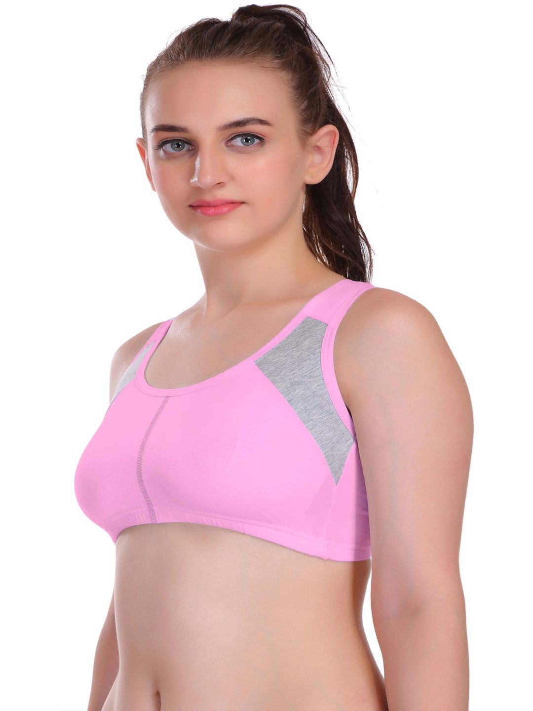 Buy MYSHA MYSHA Colourblocked Non-Wired Non-Padded Seamless