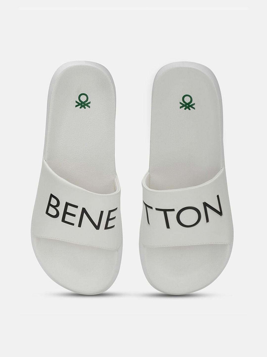 United Colors of Benetton Men Printed Sliders Price History