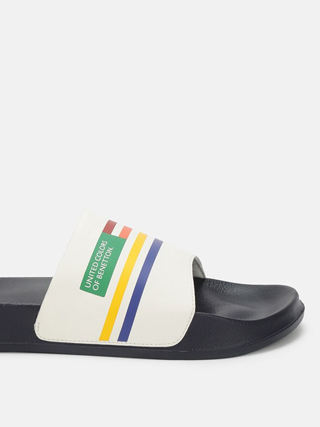 United colors of benetton sliders with velcro discount closure