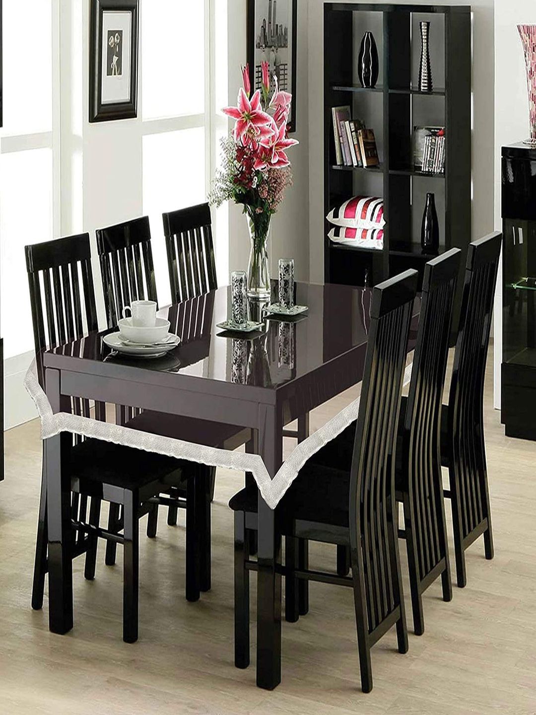 Dakshya Industries Transparent 6-Seater Table Cover-picture-58
