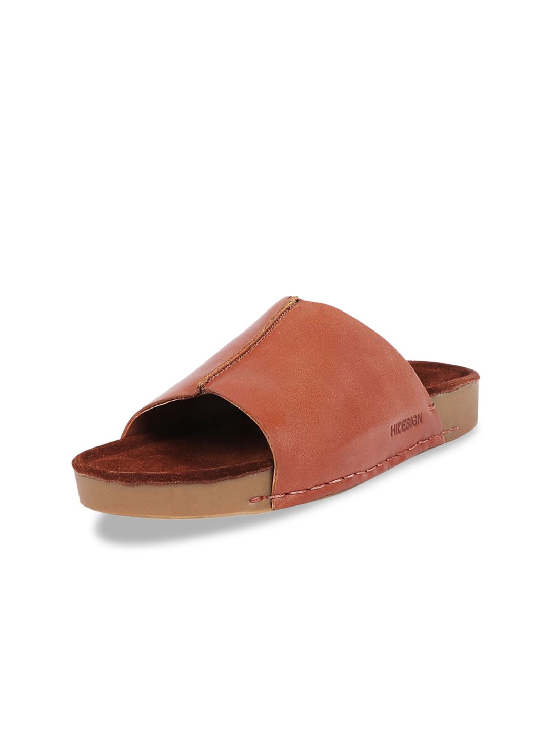 Hidesign CANCUN Leather Open Toe Flats-image-3