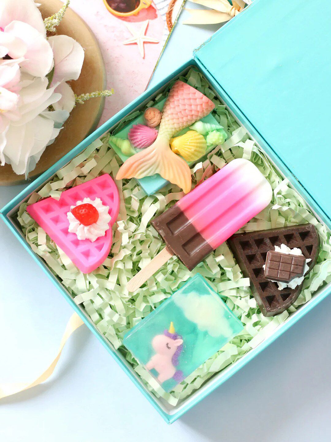 Laviche Bath Essentials Kids Set of 5 Handmade Soap Gift Set-image-3