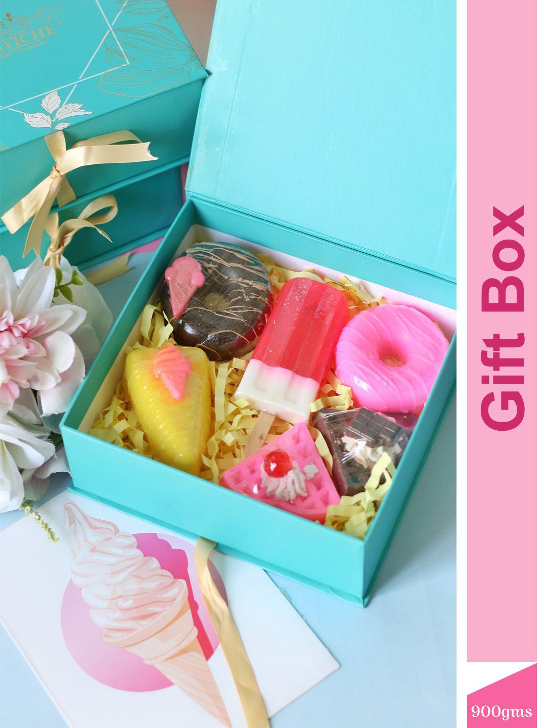 Laviche Bath Essentials Sweet Treat Box Soap Set For All Skin Types-picture-15