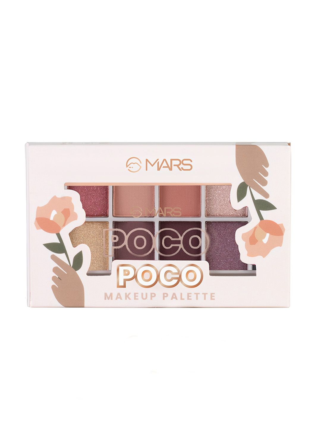MARS Poco Face Makeup Eyeshadow With Highlighter Blusher and Compact - 20g - Core 03