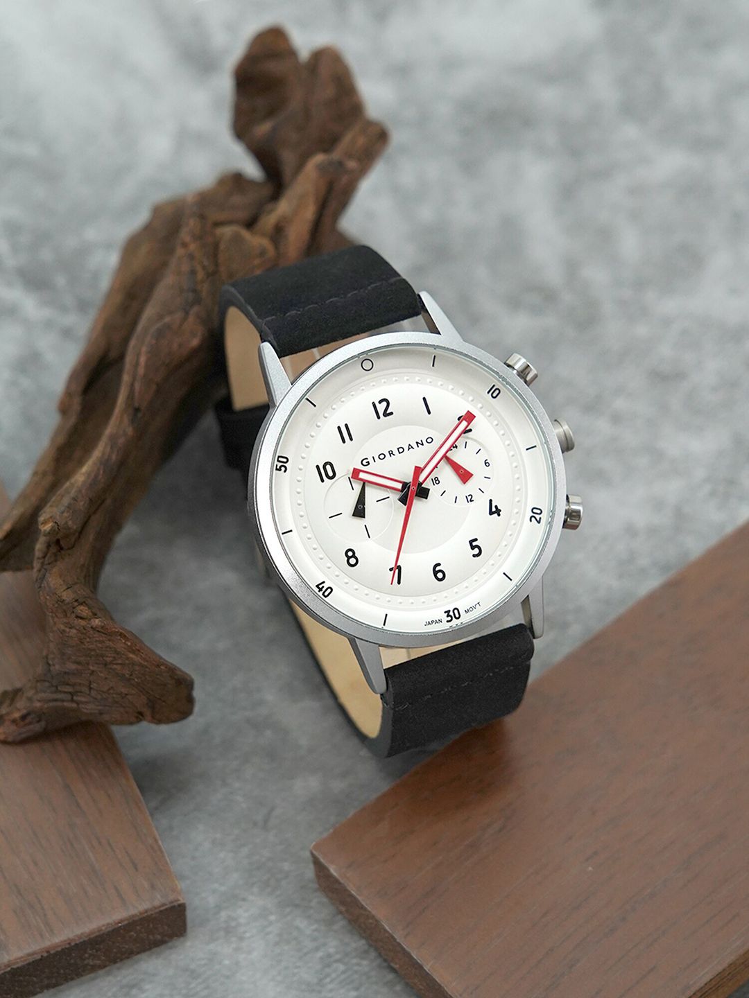 GIORDANO Men Printed Leather Straps Analogue Watch GZ-50088-02-picture-34