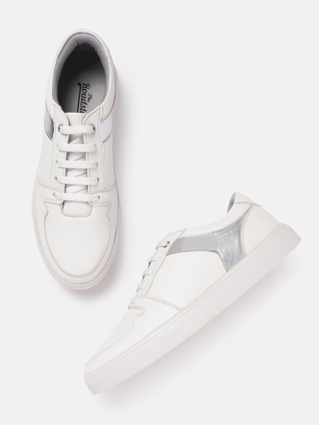 Roadster Women Round Toe Perforated Sneakers-picture-11