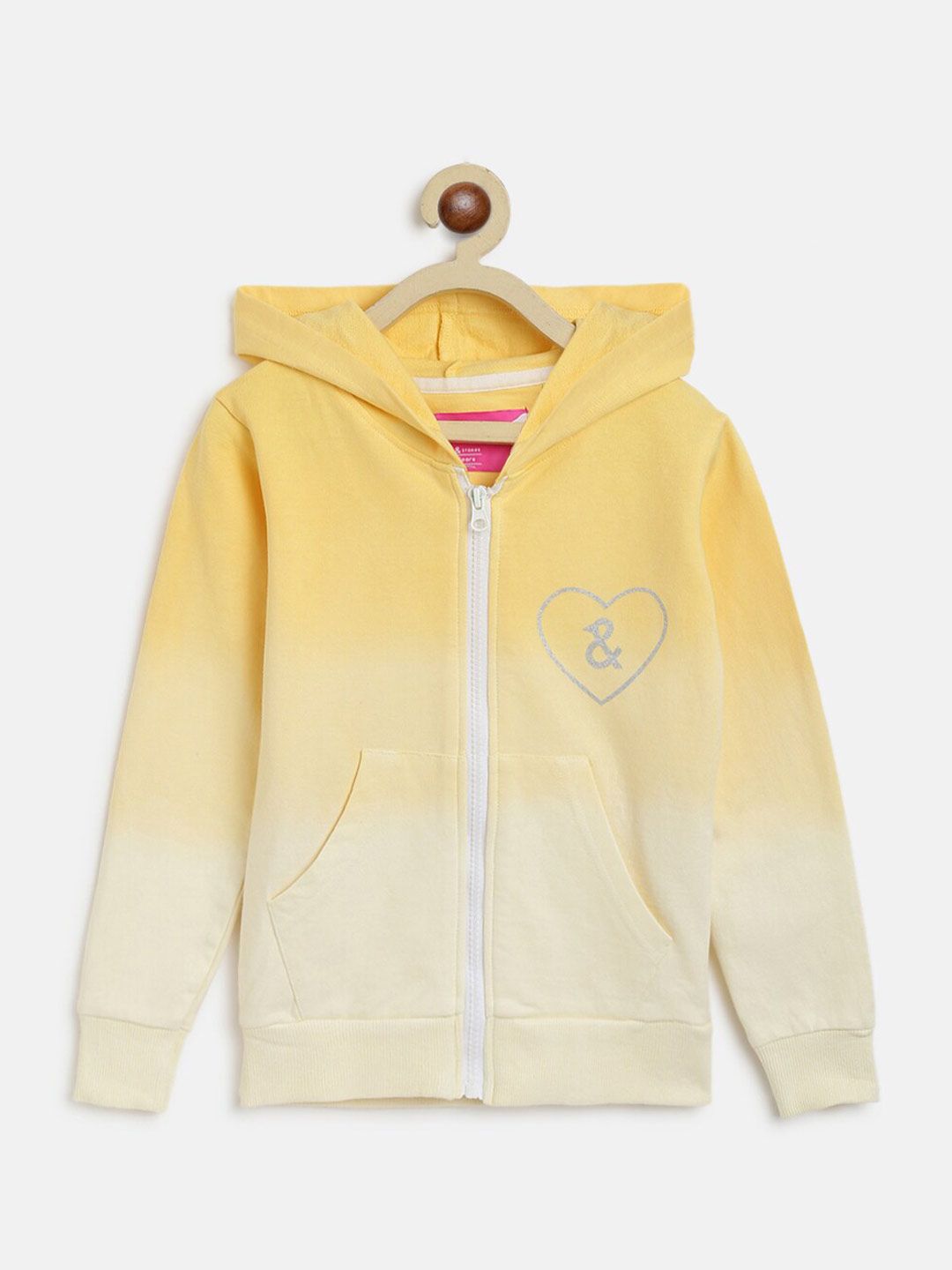 TALES & STORIES Girls Hooded Long Sleeves Front Open Sweatshirt-picture-31