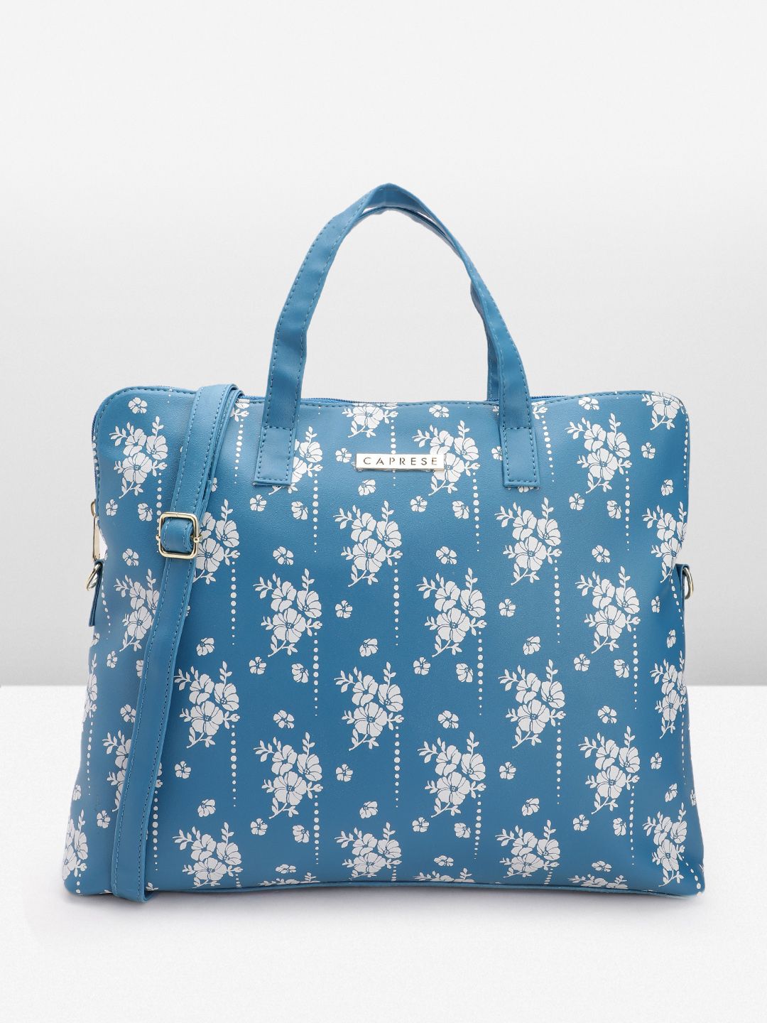 Caprese Women Floral Printed Laptop Bag - Upto 16 Inch-picture-11