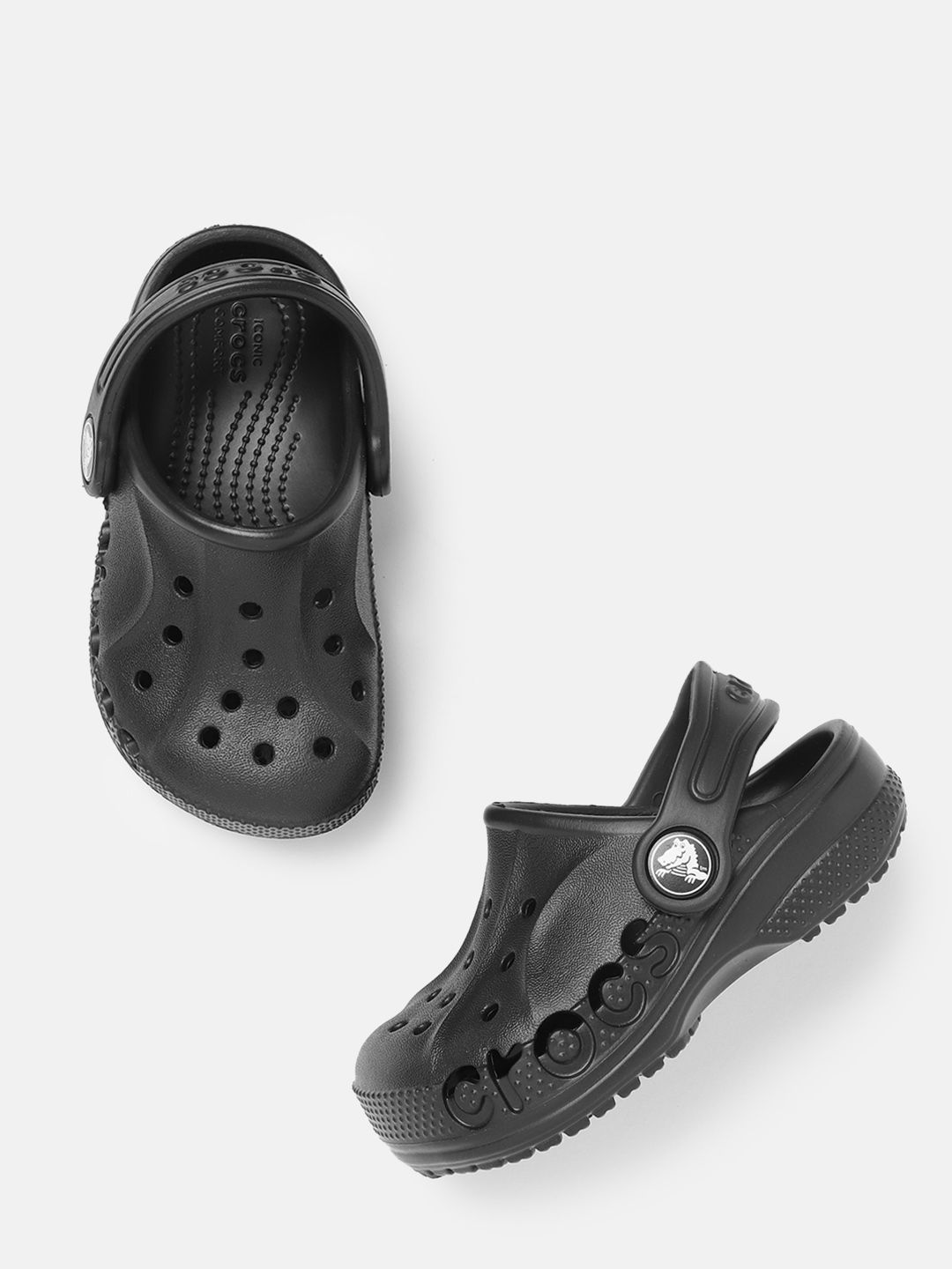 Crocs Kids Solid Clogs with Backstrap-picture-36